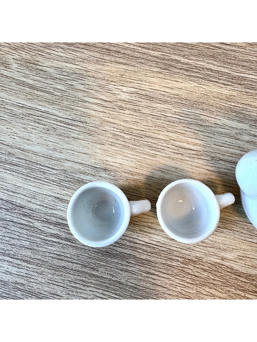 Vintage Muffy Vanderbear Mommy and Me Miniature Porcelain Tea Set 1990s Partial